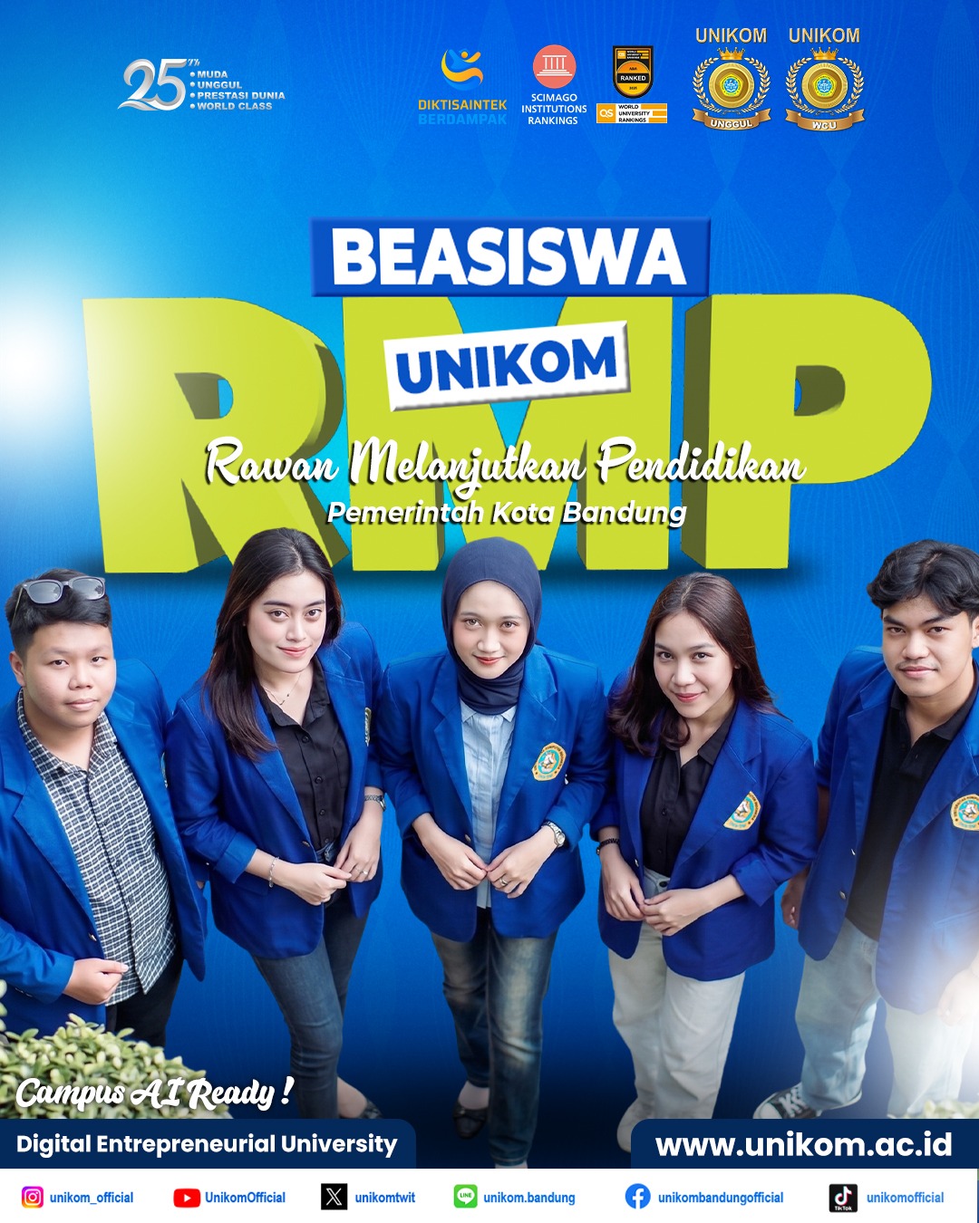 Registration Extension for the UNIKOM RMP (Educational Assistance) Scholarship 2026